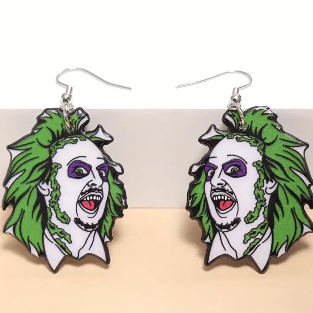 Beetlejuice Earrings